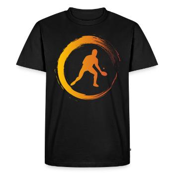 table tennis - Men's Premium Organic T-Shirt - black - Front - Nico (187cm)