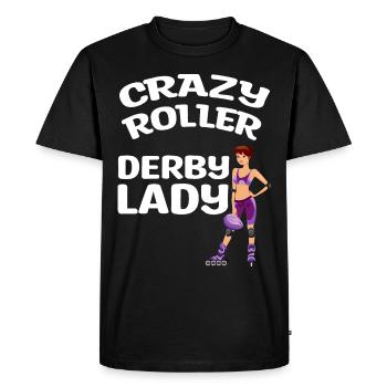 Roller Derby | Sports Player Team Trainer - Men's Premium Organic T-Shirt - black - Front - Nico (187cm)