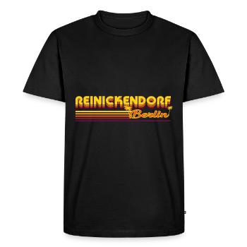 cool Reinickendorf Berlin district design - Men's Premium Organic T-Shirt - black - Front - Nico (187cm)