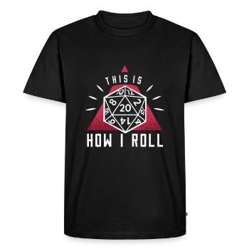 C'est comment je roule - T-shirt Premium bio Homme - noir - Devant - Nico (187cm)