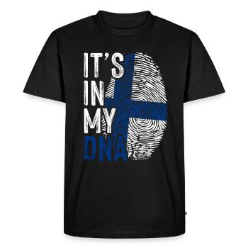 ADN de Finlande - T-shirt Premium bio Homme - noir - Devant - Nico (187cm)