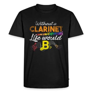 Clarinet orchestra - Men's Premium Organic T-Shirt - black - Front - Nico (187cm)