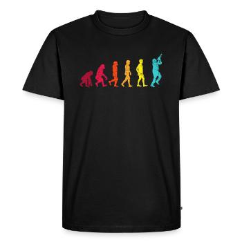 Trumpet Musician Trumpeter - Men's Premium Organic T-Shirt - black - Front - Nico (187cm)