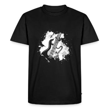 Cadeau de guitariste guitariste - T-shirt Premium bio Homme - noir - Devant - Nico (187cm)
