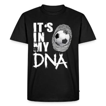 Soccer It's In My DNA Funny Soccer Player Gift - Men's Premium Organic T-Shirt - black - Front - Nico (187cm)