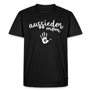 Aussiedor Aussie Australian Shepherd Maman Mère - T-shirt Premium bio Homme - noir - Devant - Nico (187cm)