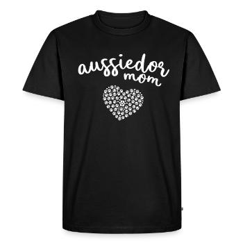 Aussiedor Aussie Australian Shepherd Maman Mère - T-shirt Premium bio Homme - noir - Devant - Nico (187cm)