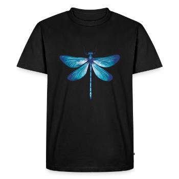 Dragonfly Dragonflies Insects Nature Entomologist Biologist - Men's Premium Organic T-Shirt - black - Front - Nico (187cm)