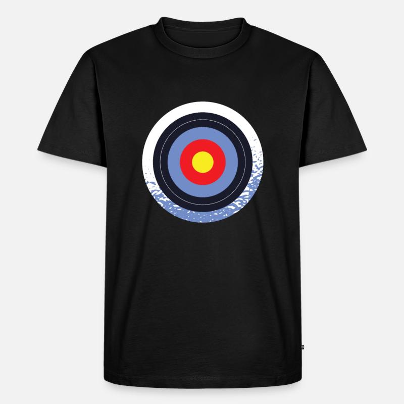 Bogenschießen Bogenschiessen Bogensport - Männer Premium Bio T-Shirt - Schwarz