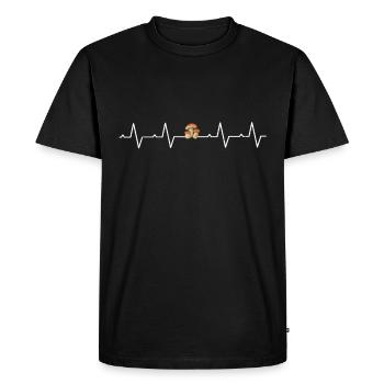 Cueilleurs de champignons Champignons Battements de champignons Recherche de champignons Nature - T-shirt Premium bio Homme - noir - Devant - Nico (187cm)
