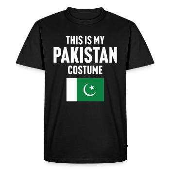 C’est mon costume pakistanais - T-shirt Premium bio Homme - noir - Devant - Nico (187cm)