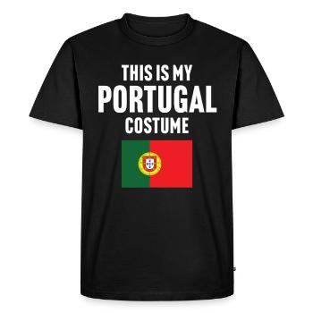 Ce costume de mon Portugal - T-shirt Premium bio Homme - noir - Devant - Nico (187cm)
