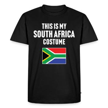 C’est mon costume d’Afrique du Sud - T-shirt Premium bio Homme - noir - Devant - Nico (187cm)