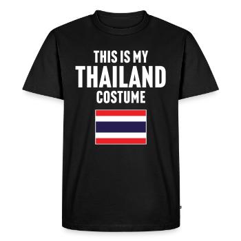 C’est mon costume de Thaïlande - T-shirt Premium bio Homme - noir - Devant - Nico (187cm)