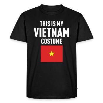 C’est mon costume de Vietnam - T-shirt Premium bio Homme - noir - Devant - Nico (187cm)
