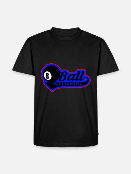 Boule de billard - T-shirt Premium bio Homme - noir