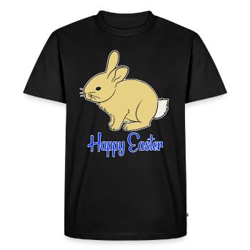 Joyeuses Pâques - Joyeuses Pâques - T-shirt Premium bio Homme - noir - Devant - Nico (187cm)
