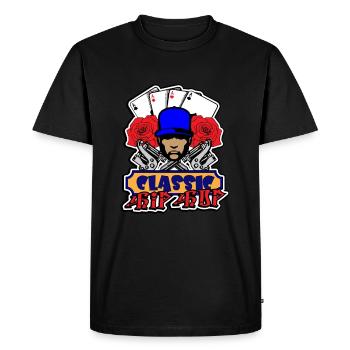 Hip Hop Classique - T-shirt Premium bio Homme - noir - Devant - Nico (187cm)
