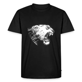 Panthères - T-shirt Premium bio Homme - noir - Devant - Nico (187cm)