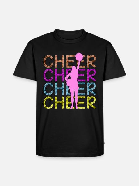 Cheerleading - Cheer Cheer Cheer - T-shirt Premium bio Homme - noir
