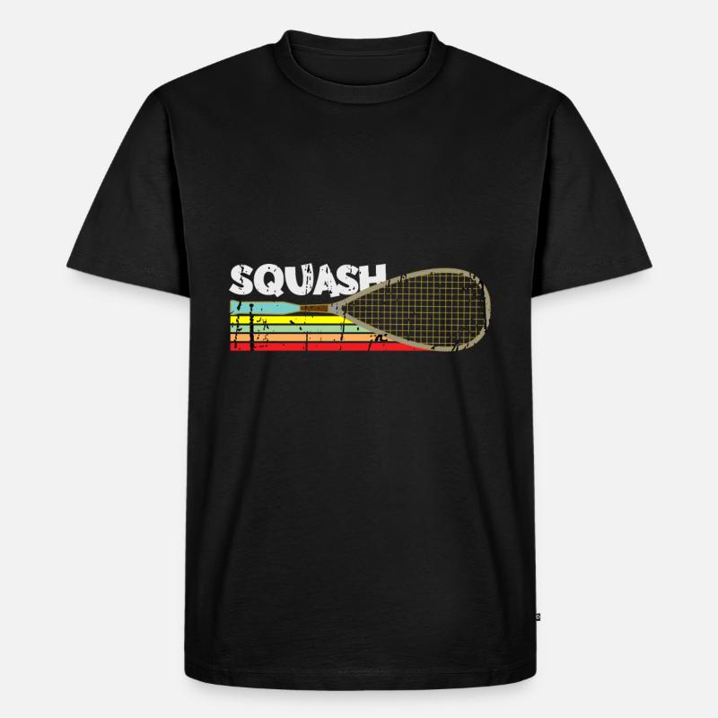 Squash - Männer Premium Bio T-Shirt - Schwarz