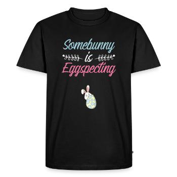 Oeufs de Pâques - T-shirt Premium bio Homme - noir - Devant - Nico (187cm)