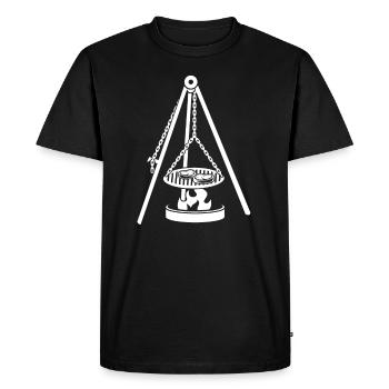 Sarre Schwenken Saarland Schwenkgrill - T-shirt Premium bio Homme - noir - Devant - Nico (187cm)