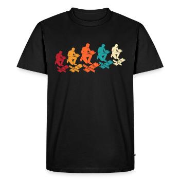 Tiler Occupation Tiler Tiles Laying - Men's Premium Organic T-Shirt - black - Front - Nico (187cm)