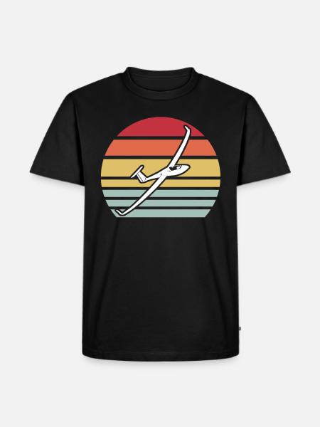 Planeur Planeur Planeur Planeur - T-shirt Premium bio Homme - noir