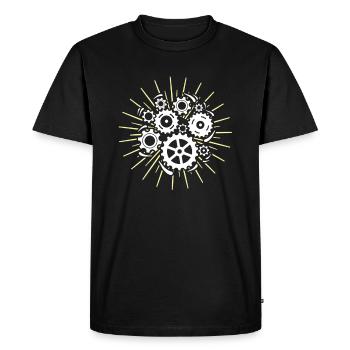 Mechanic Craftsman Car Mechanic - Men's Premium Organic T-Shirt - black - Front - Nico (187cm)