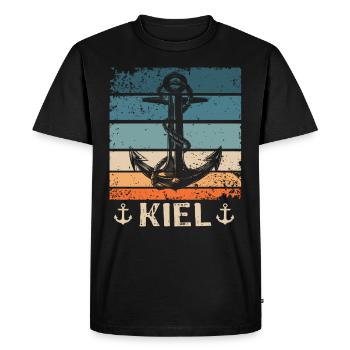 Kiel Disant Kiel Souvenir - T-shirt Premium bio Homme - noir - Devant - Nico (187cm)