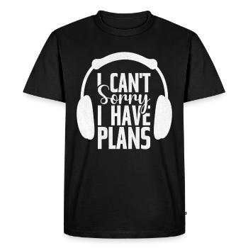 Ingrédients du joueur - T-shirt Premium bio Homme - noir - Devant - Nico (187cm)