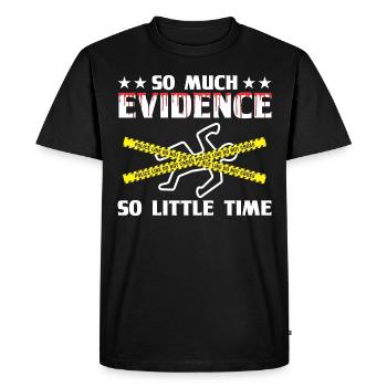 Forensic Scientist Forensic Forensic Science - Men's Premium Organic T-Shirt - black - Front - Nico (187cm)