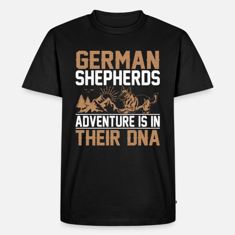 German Shepherds German Shepherd - Men's Premium Organic T-Shirt - black