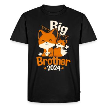 Kids Big Brother 2024 Fox Pregnancy - Men's Premium Organic T-Shirt - black - Front - Nico (187cm)