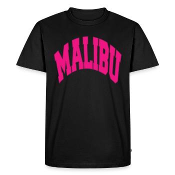 T-shirt rose MALIBU California Sport - T-shirt Premium bio Homme - noir - Devant - Nico (187cm)