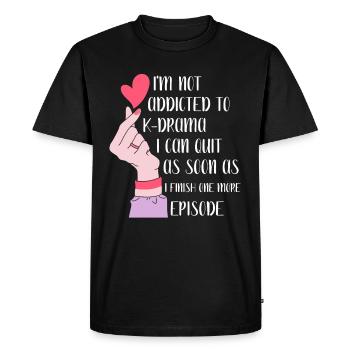 K-Drama Kdrama Korea South Korea Seoul K-Drama - Men's Premium Organic T-Shirt - black - Front - Nico (187cm)