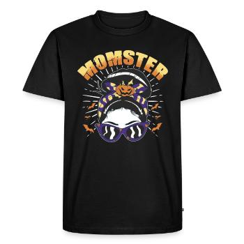 MOMSTER capture l’ d’Halloween - T-shirt Premium bio Homme - noir - Devant - Nico (187cm)