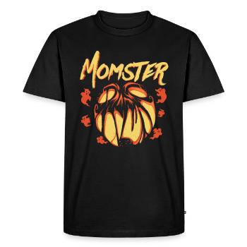 MOMSTER capture l’ d’Halloween - T-shirt Premium bio Homme - noir - Devant - Nico (187cm)