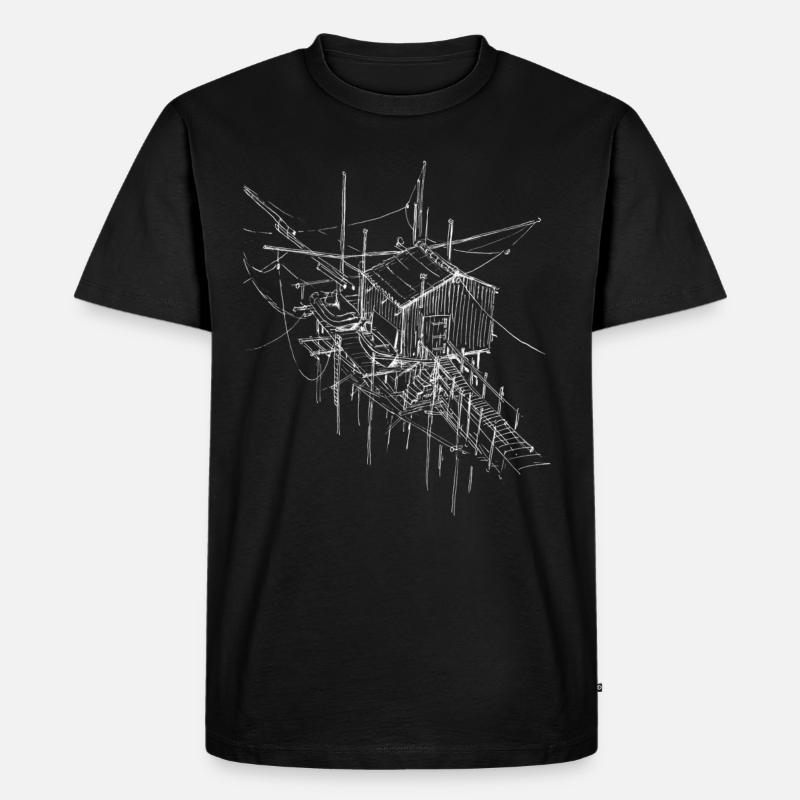 Trabucco Termoli / Molise SCHWARZ - Männer Premium Bio T-Shirt - Schwarz