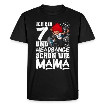I' - Girl Rocker - Men's Premium Organic T-Shirt - black - Front - Nico (187cm)