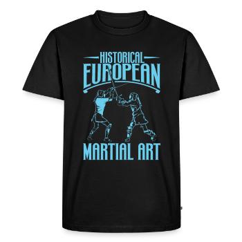 Sword fighting - HEMA - Men's Premium Organic T-Shirt - black - Front - Nico (187cm)