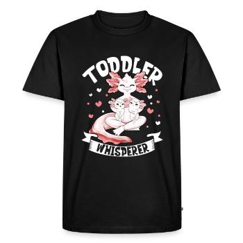 Toddler Whisperer - Éducateur - T-shirt Premium bio Homme - noir - Devant - Nico (187cm)