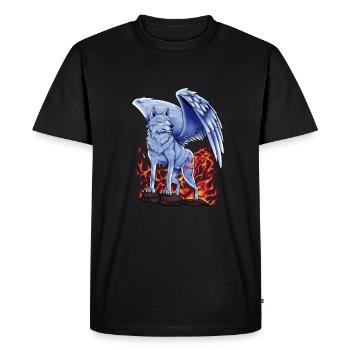 Dieu slave Simargl - T-shirt Premium bio Homme - noir - Devant - Nico (187cm)