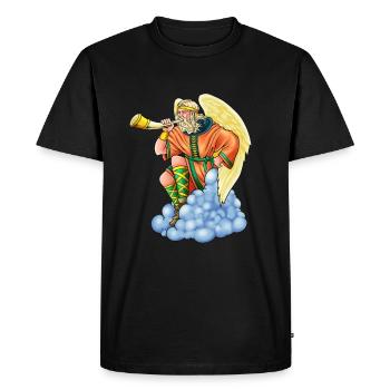 Dieu slave Stribog - T-shirt Premium bio Homme - noir - Devant - Nico (187cm)