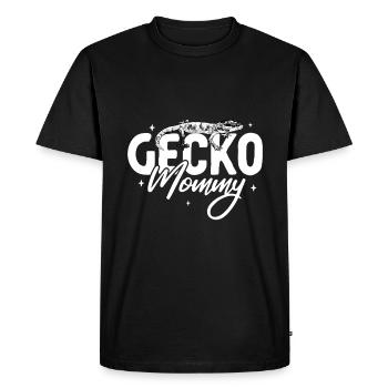 Gecko owner - Gecko Mama - Men's Premium Organic T-Shirt - black - Front - Nico (187cm)