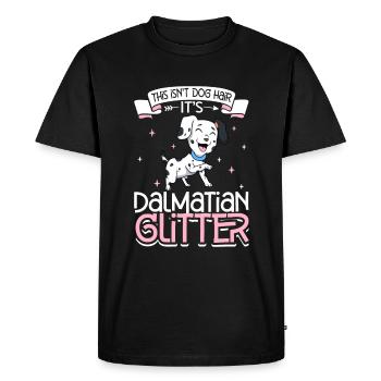 Paillettes dalmates - T-shirt Premium bio Homme - noir - Devant - Nico (187cm)
