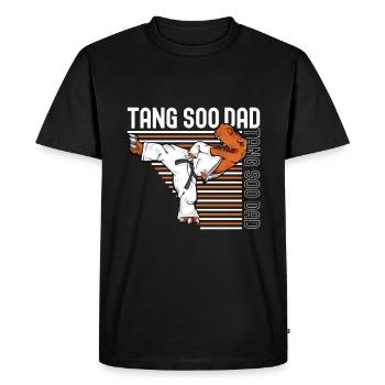 Tang so do Papa - Men's Premium Organic T-Shirt - black - Front - Nico (187cm)