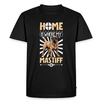 Home - Assyrian Mastiff - Men's Premium Organic T-Shirt - black - Front - Nico (187cm)