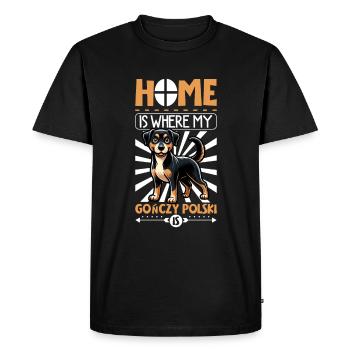 Accueil - Gonczy Polski - T-shirt Premium bio Homme - noir - Devant - Nico (187cm)